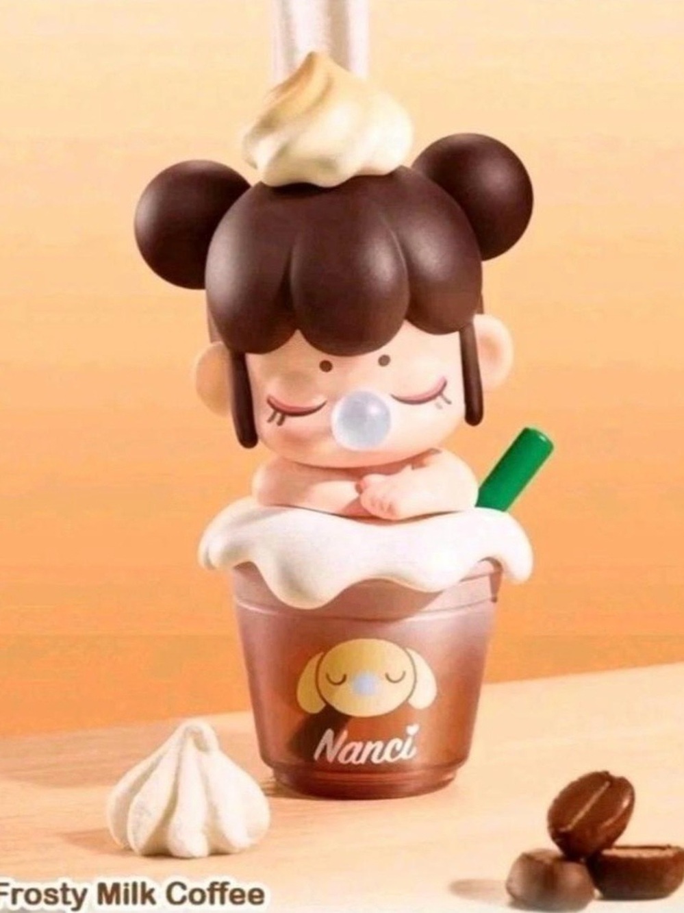 Nanci Frosty Milk Coffee Vinyl Figure Keychain